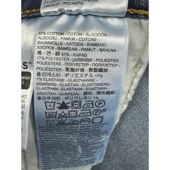 Levi's 511 Men's Slim Fit Straight Leg Blue Denim Jeans - Size 30x32 - Picture 4 of 5